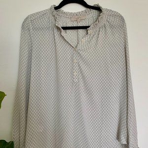 Loft Blouse, Silver (Size M)
